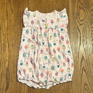 Carter's Pink Ice Cream Print One Piece